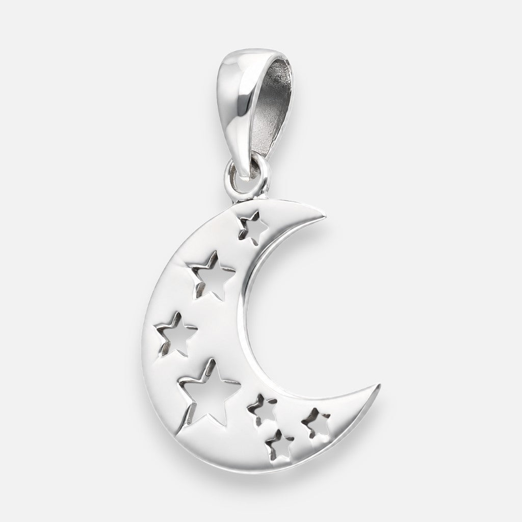 Colgante Media Luna Estrellas