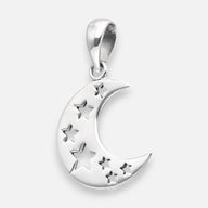 Colgante Media Luna Estrellas