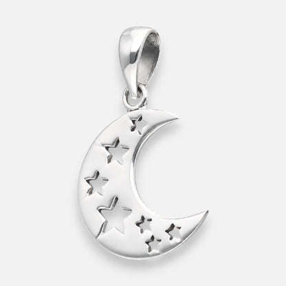 Colgante Media Luna Estrellas