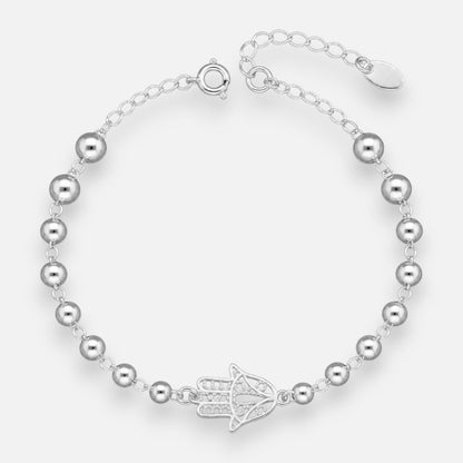 Pulsera Mano de Fátima Esferas