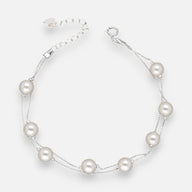 Pulsera Veneciana Doble Perlas