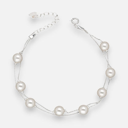 Pulsera Veneciana Doble Perlas