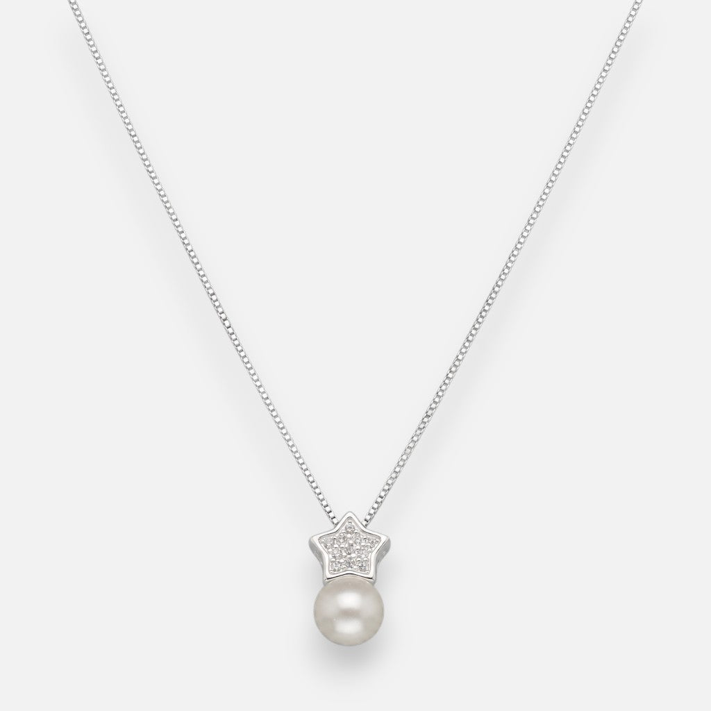 Collar Veneciano Estrella Circones Perla