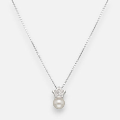 Collar Veneciano Estrella Circones Perla