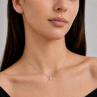 Collar Fantasma Gota Cristal