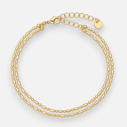 Pulsera Doble Palitos Entrelazados