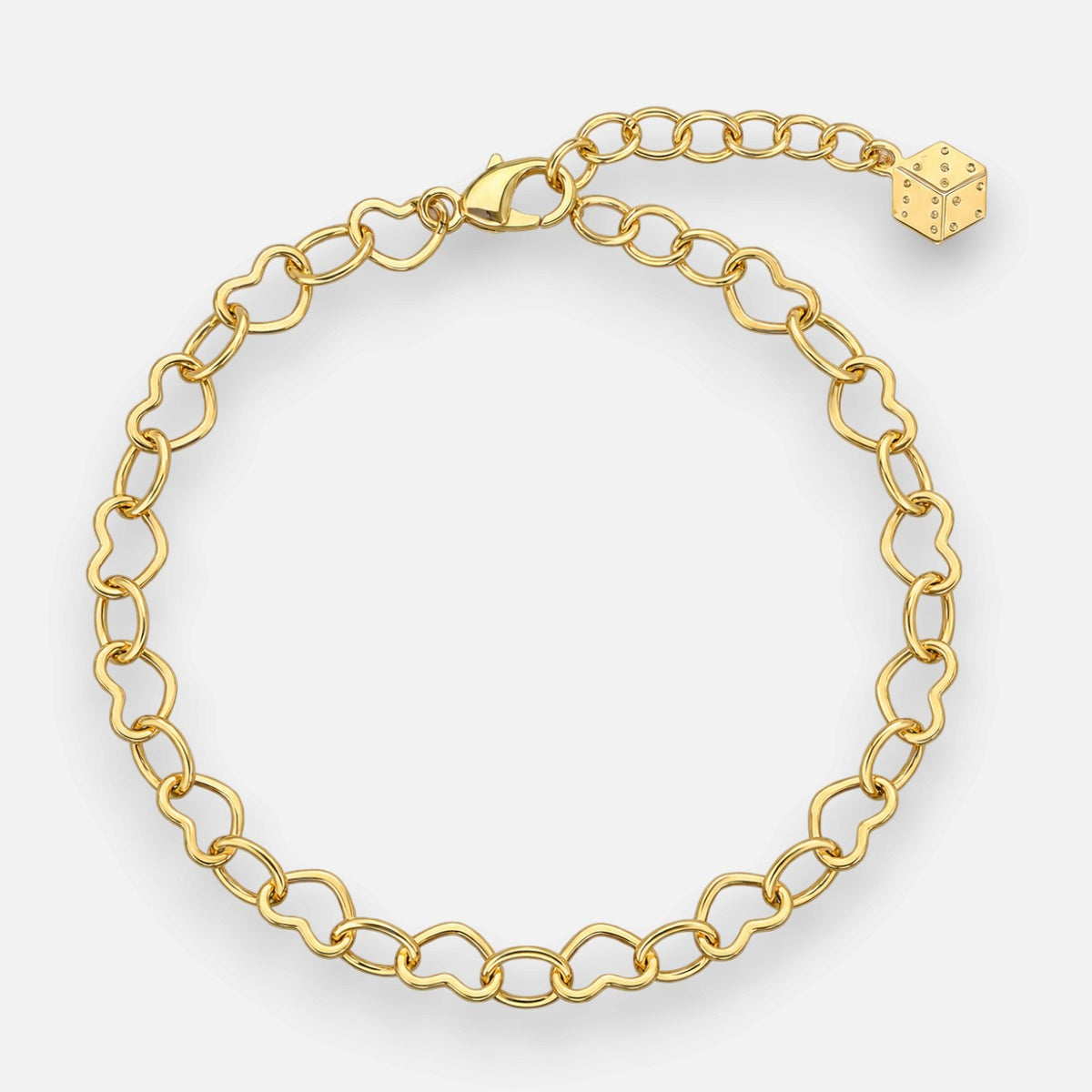 Pulsera Corazones Entrelazados