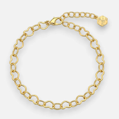 Pulsera Corazones Entrelazados