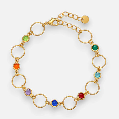 Pulsera Circulos Circones 7 Chakras