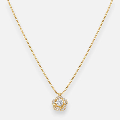 Collar Veneciano Flor Circones