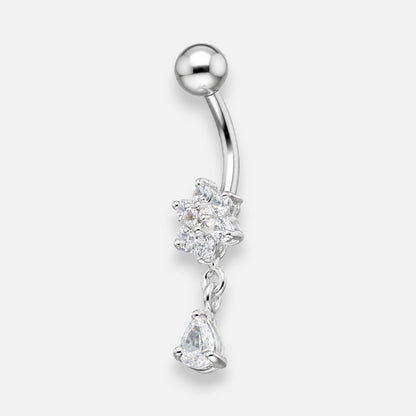 Piercing Ombligo Flor Circones