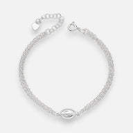 Pulsera Virgen de los Rayos Rolo Doble