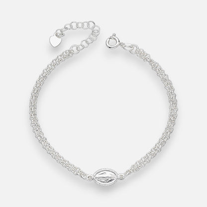 Pulsera Virgen de los Rayos Rolo Doble