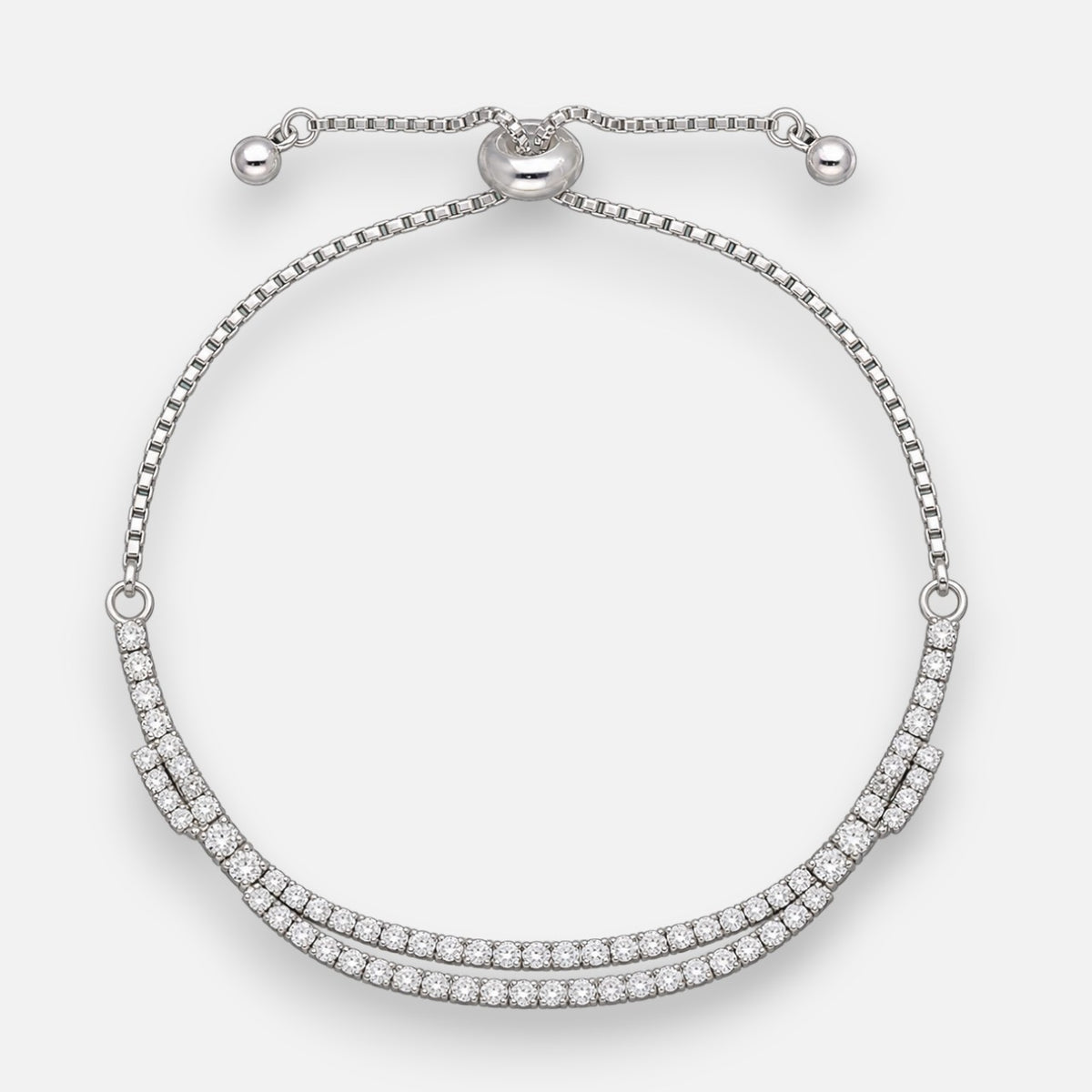Pulsera Ajustable Circones Tenis Entrelazada