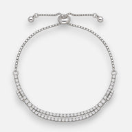 Pulsera Ajustable Circones Tenis Entrelazada