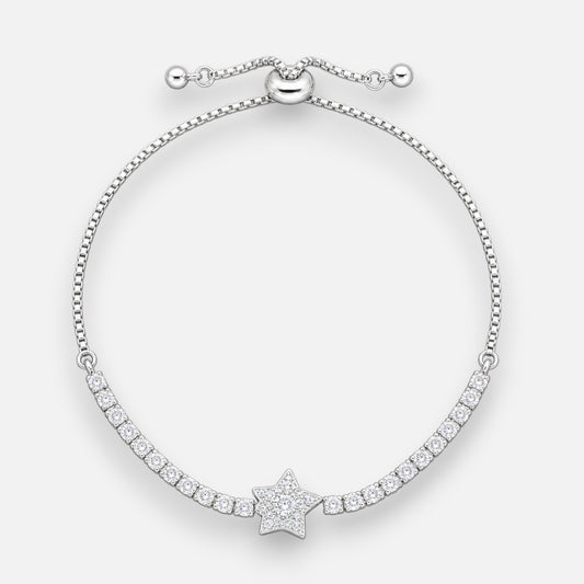 Pulsera Ajustable Estrella Circones Tenis