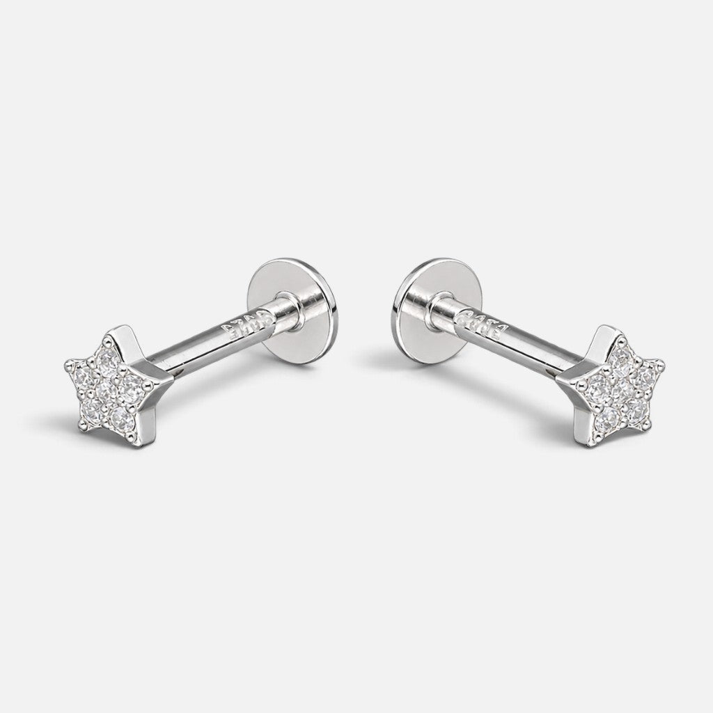 Piercing Flat Estrella Circones 4 mm