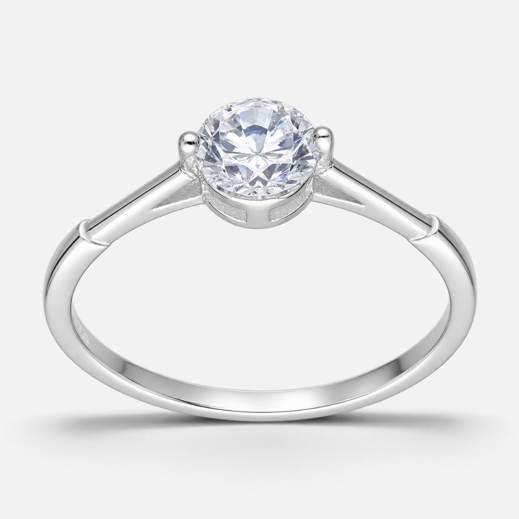 Anillo Circón Solitario