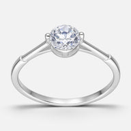 Anillo Circón Solitario