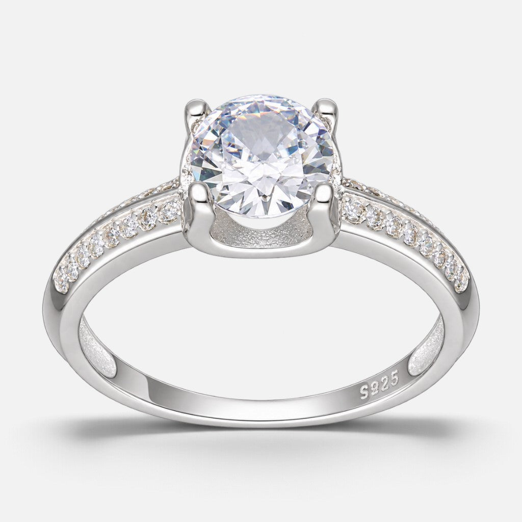 Anillo Circón Solitario