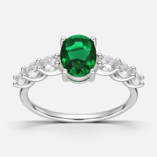 Anillo Circón Esmeralda Circones