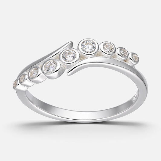 Anillo Cruzado Lineas Circones