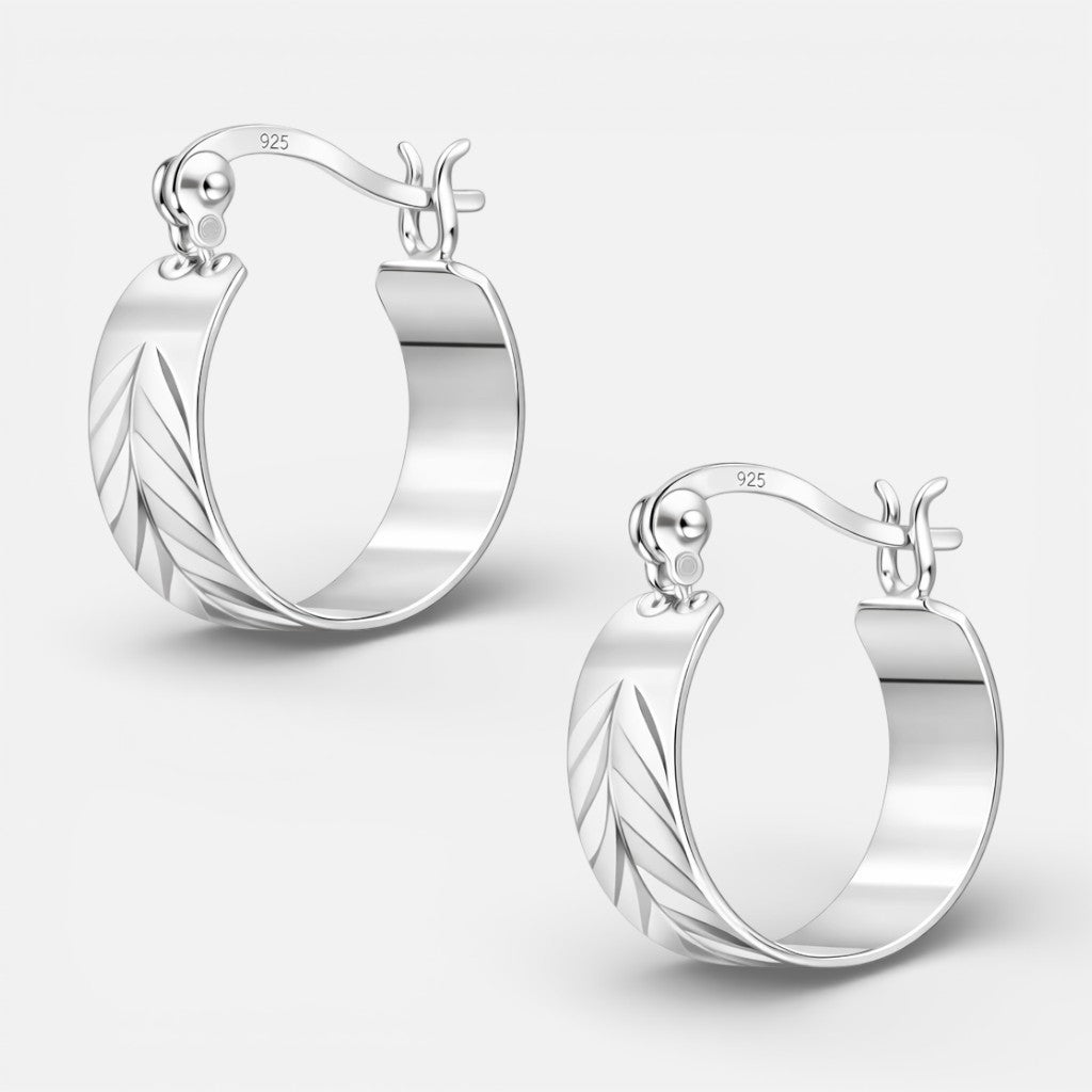 Argolla Espiga Facetada 15 mm