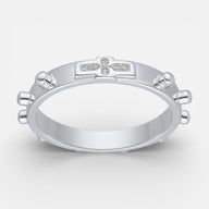 Anillo Denario Cruz Circones