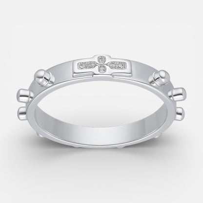 Anillo Denario Cruz Circones