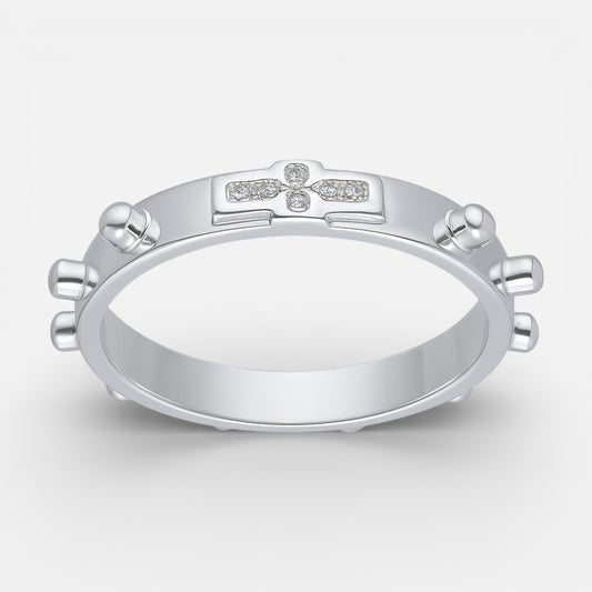 Anillo Denario Cruz Circones