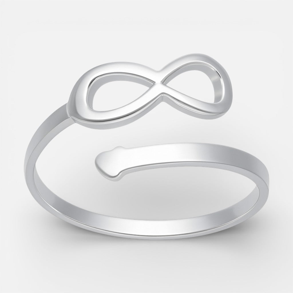 Anillo Ajustable Infinito Corazón