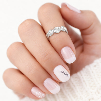 Anillo Midi Flores