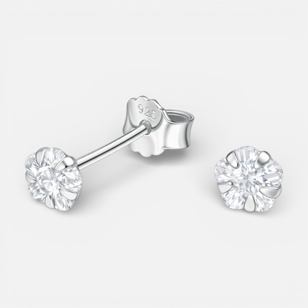 Aro Flor Circón 4 mm