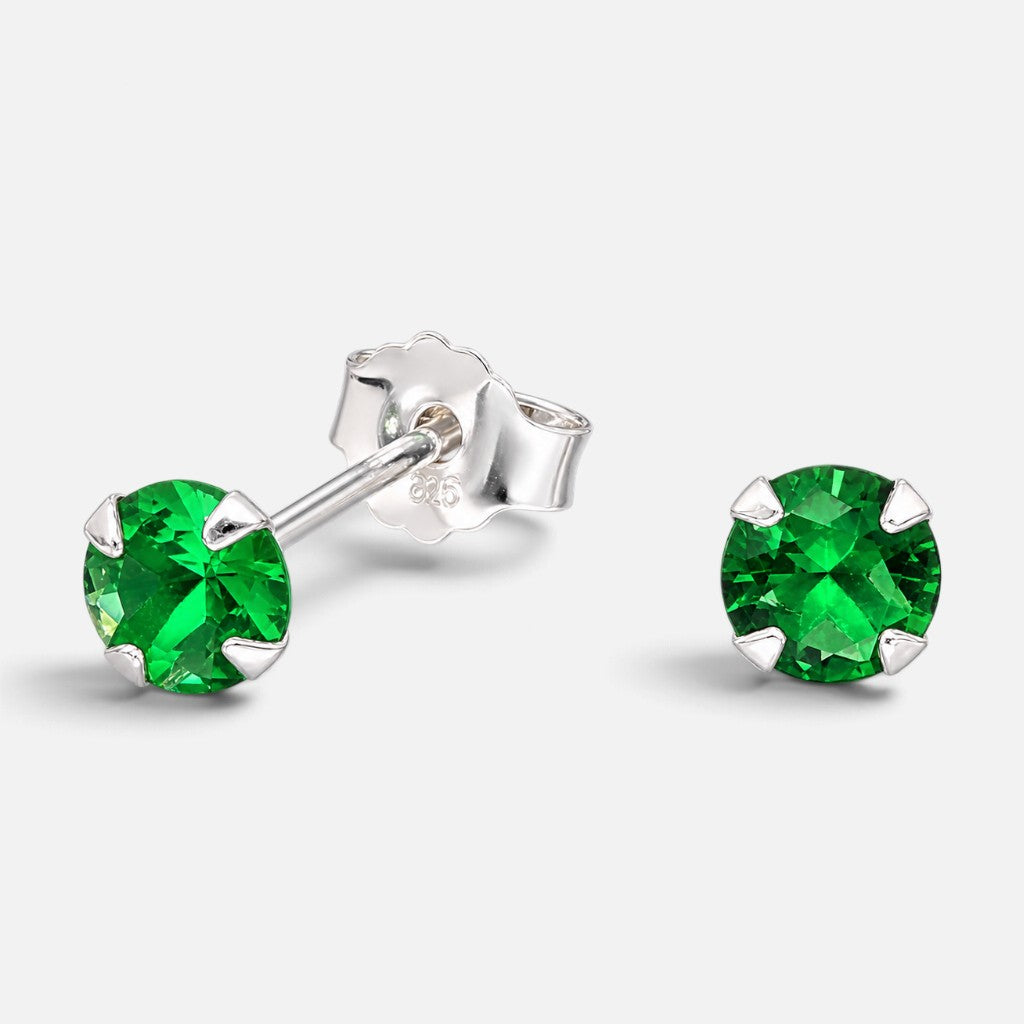 Aro Circón Esmeralda 4 mm