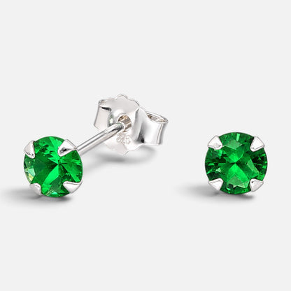 Aro Circón Esmeralda 4 mm