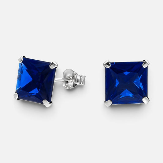 Aro Circón Zafiro 6x6 mm