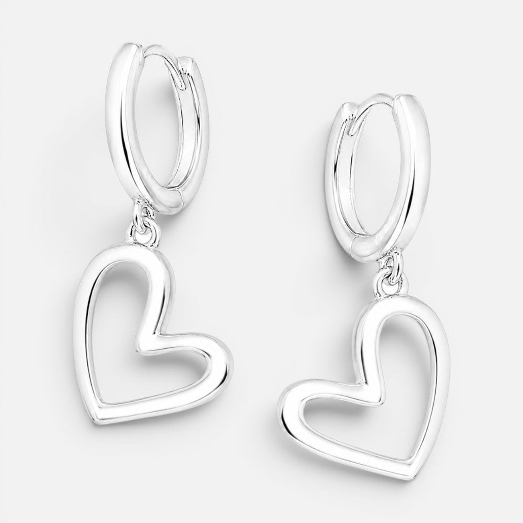 Argolla Huggie Corazón 12 mm