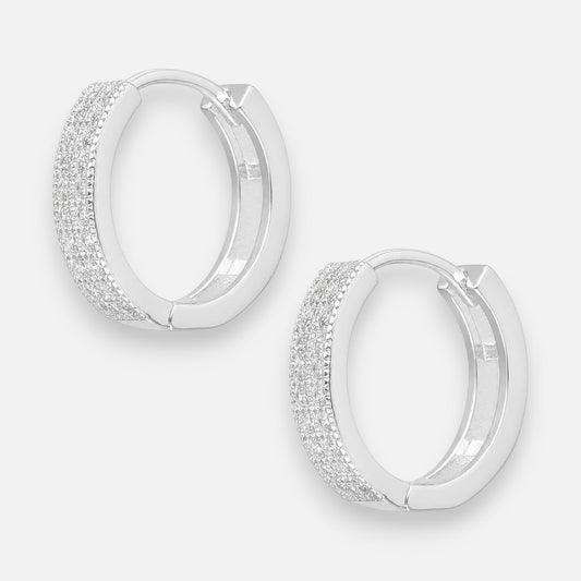 Argollas Huggie Circones 14 mm