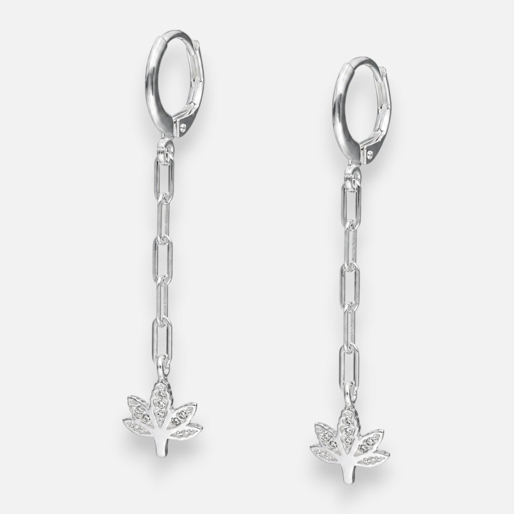 Argolla Clip Hoja Circones 12 mm