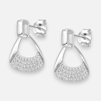 Aro Triangular Circones Pavé
