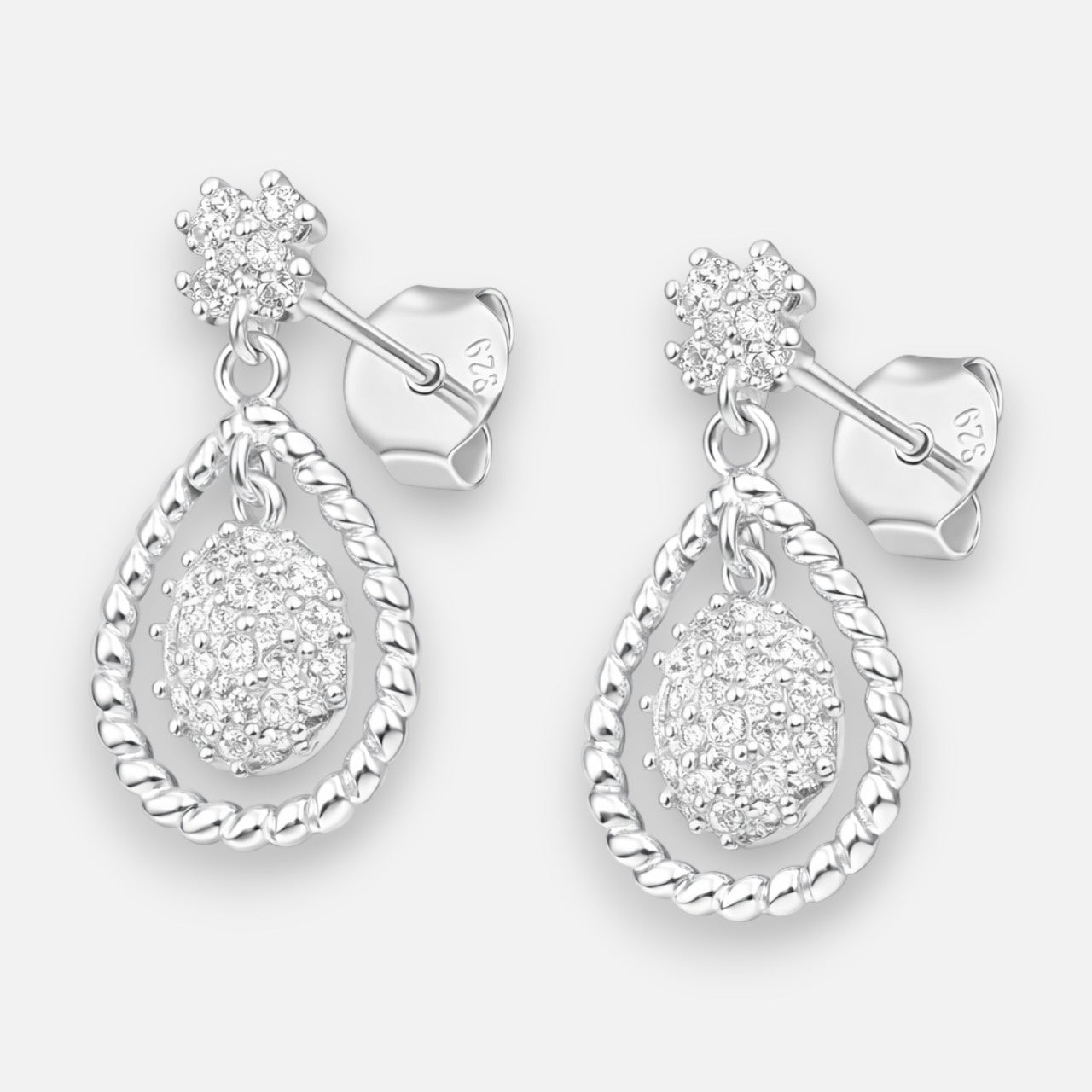 Aro Gota Flor Circones