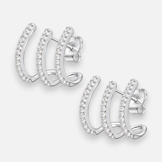 Semi Argolla Triple Circones 13 mm