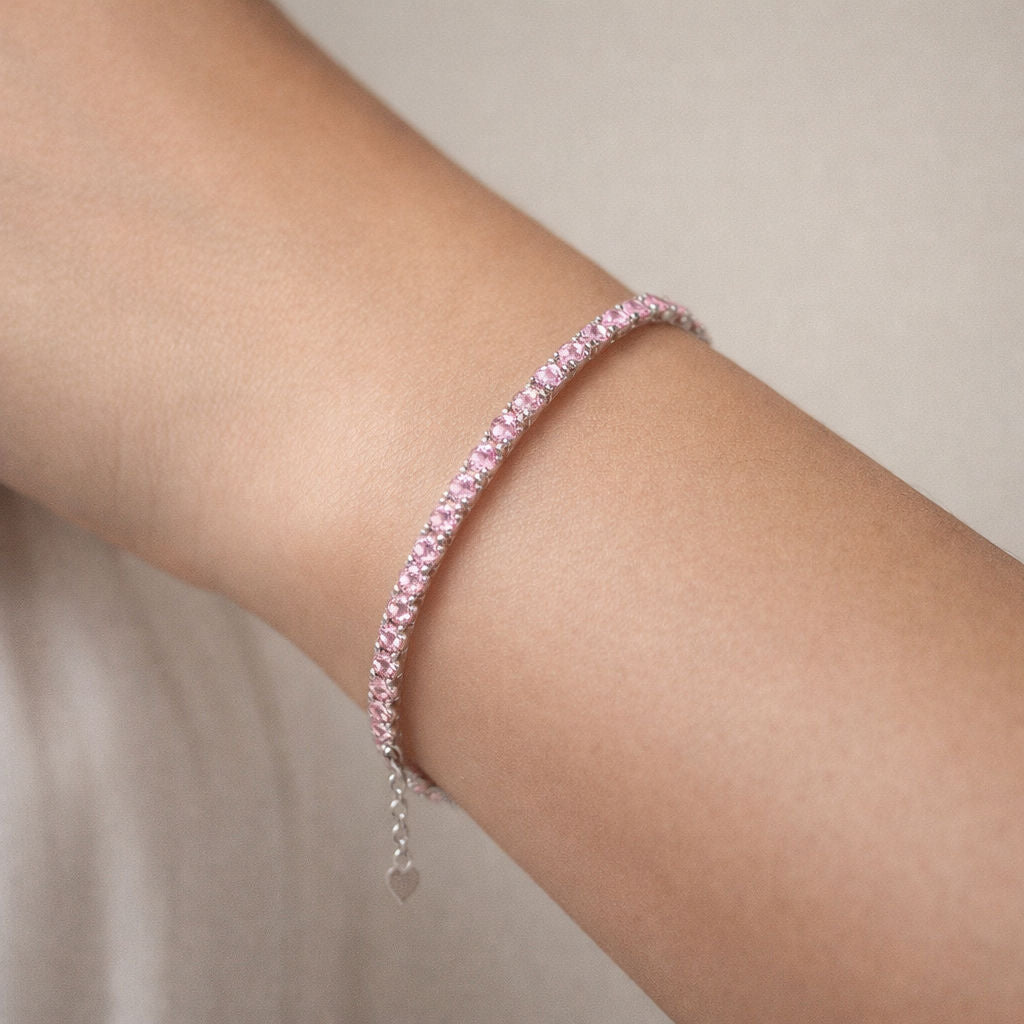 Pulsera Circones Tenis Rosa Francia