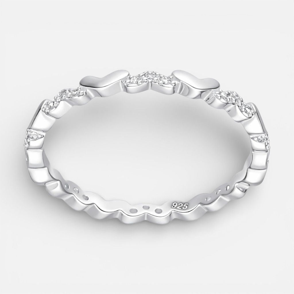 Anillo Corazones Circones