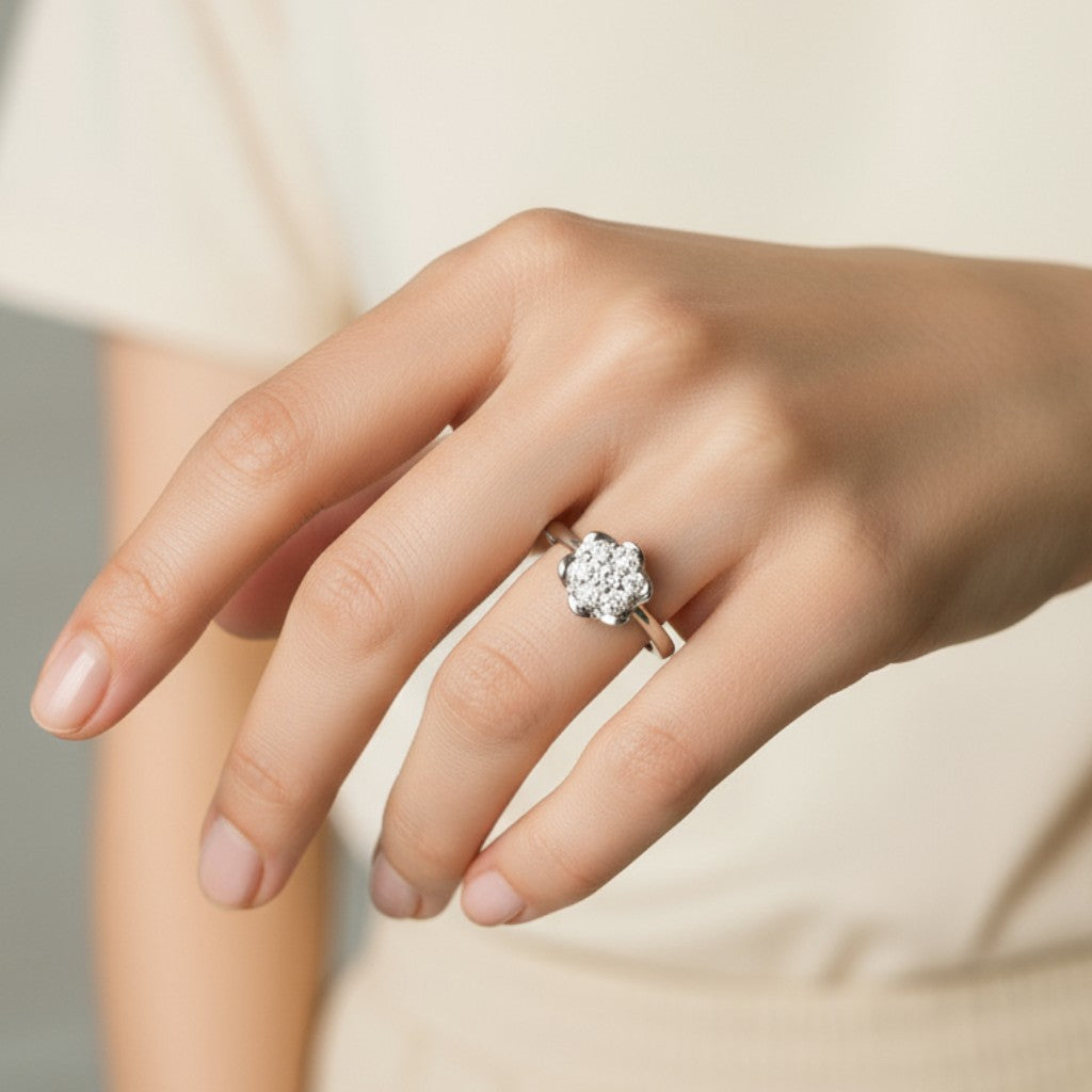 Anillo Flor Circones