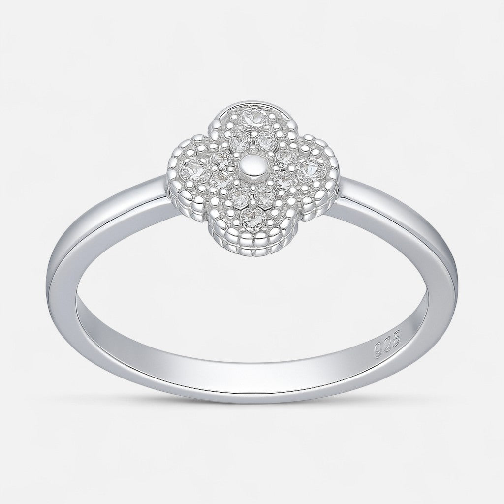 Anillo Trébol de la Suerte Circones