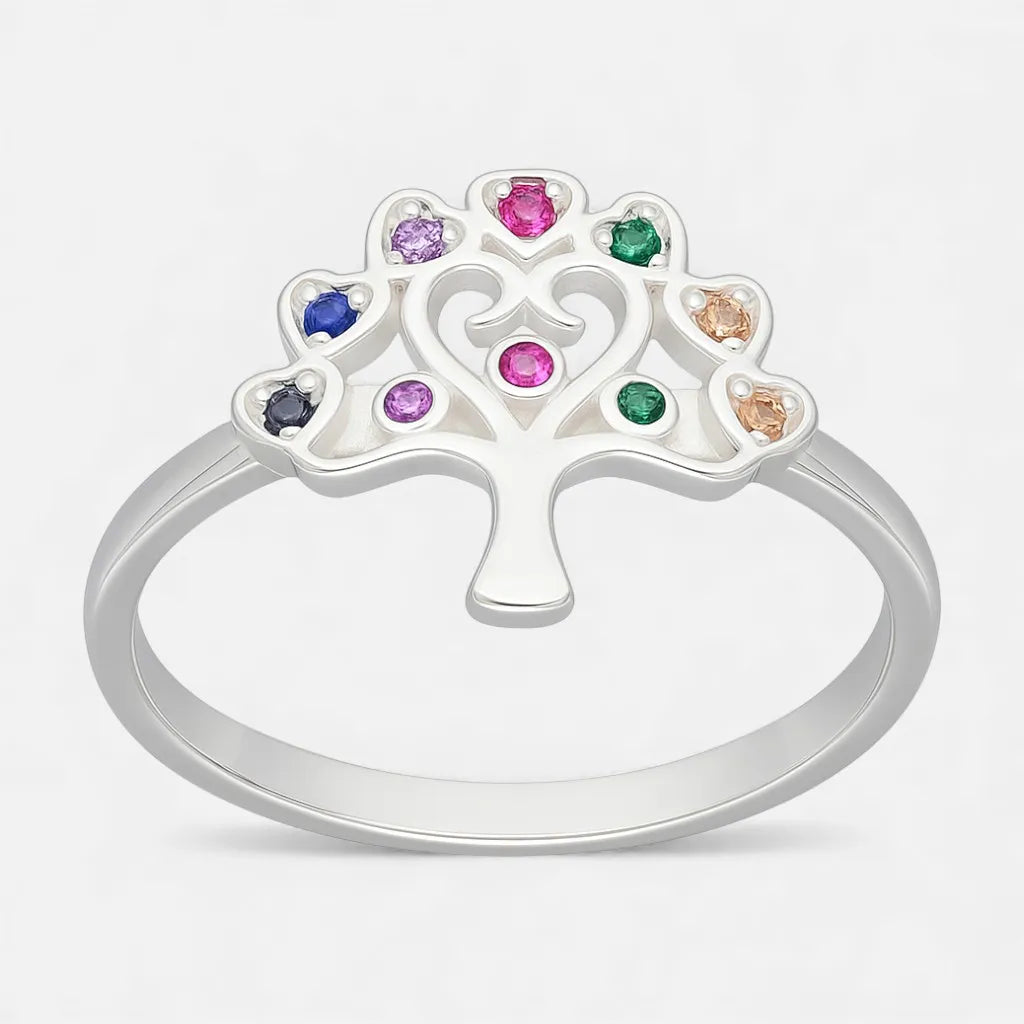 Anillo Árbol de la Vida Circones Multicolor
