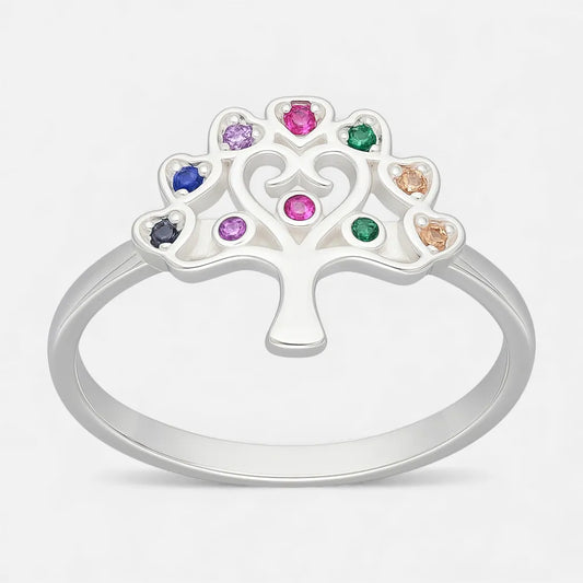 Anillo Árbol de la Vida Circones Multicolor