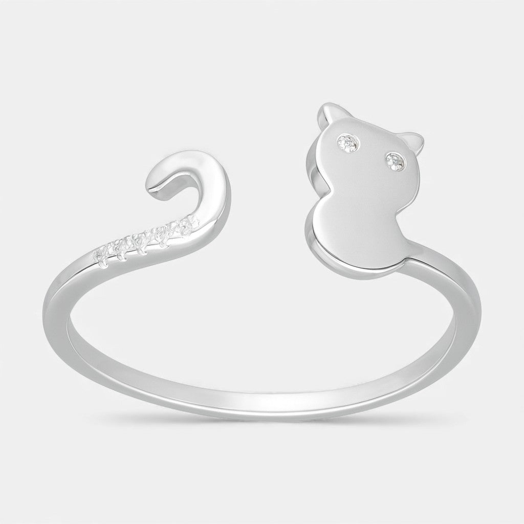 Anillo Ajustable Gatito Circones