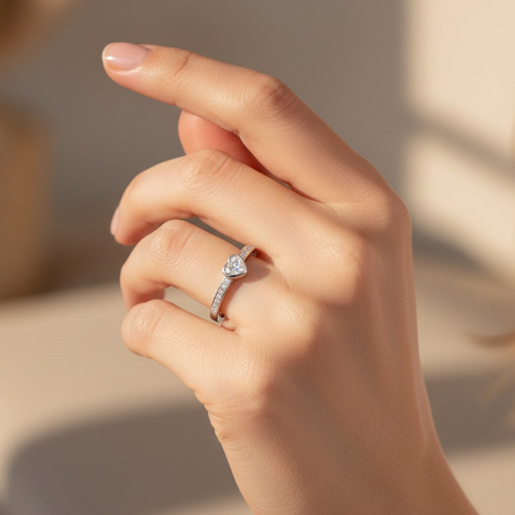 anillo corazon circones